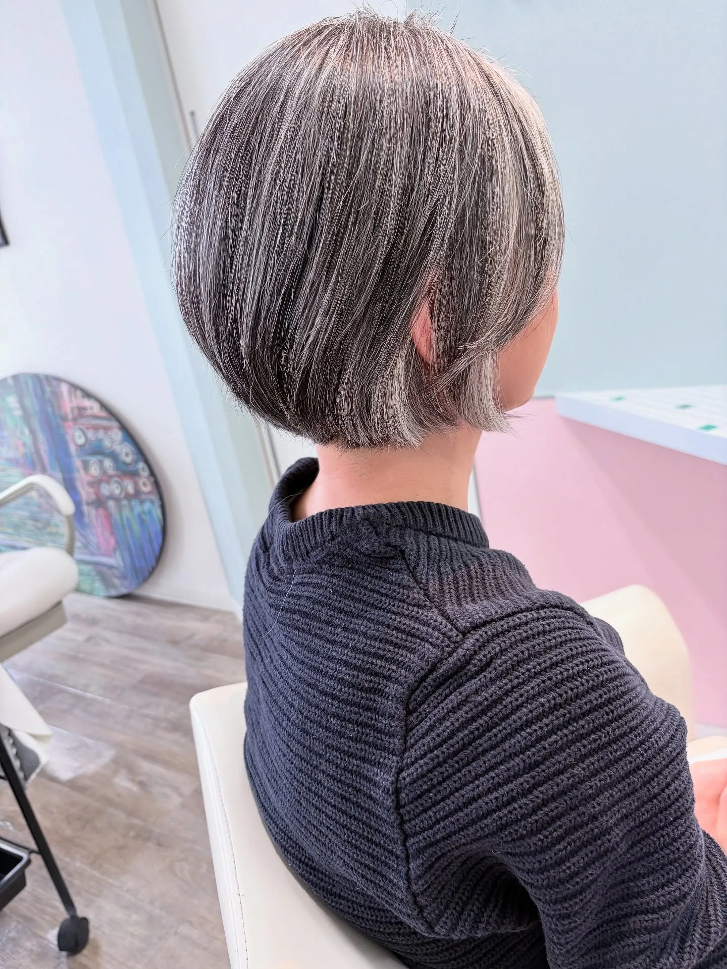 このお客様は3週間ペースでカットとトリートメントをさせて頂い...